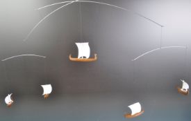 CHRISTIAN FLENSTED DESIGNED VIKING BOATS MOBILE