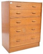 BRANDON RANGE G-PLAN GOLDEN OAK CHEST OF DRAWERS