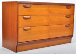 YOUNGER FURNITURE 1960'S TEAK WOOD CHEST OF DRAWERS