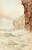 Arthur Sucker (1857-1902) British. A Coastal Landscape, Watercolour, Signed with Monogram, 9.5