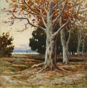 Reginald Aspinwall (1855-1921) British. Evening in the New Forest, Hants, Watercolour, Signed,