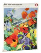 London Underground Posters. Four Unframed Posters, 'Shopping by Tube and Bus', 40