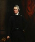 After Hoppner, English School, 19th Century. A Portrait of William Pitt, 16