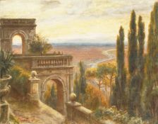 Francis H Eastman (b.1875). Italian Landscape, Oil on Canvas, 28