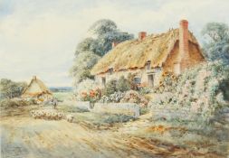 Alexander Molyneux Stannard (1885-1975) British. A Country Cottage, Watercolour, Signed, 9.5