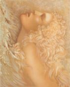 20th Century French. A Set of 3 Signed and Numbered Prints of Stylised Female Figures, the largest