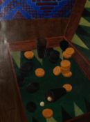 Antoine de Roux (1901-1986) French. 'Le Tric Trac', A Study of a Backgammon Board, Oil on Canvas,