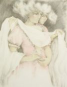 Five Signed and Numbered Limited Edition Lithographs of Females, the largest Lithograph 26