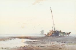 William Knox (1862-1925) British. 'Morning Sun', Watercolour, Signed, 12