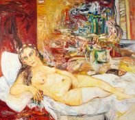 John Bellany (1942-2013) Scottish. 'The Venus of Seton', Oil on Canvas, 60