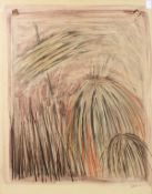 Andrew Southall (b.1947) Australian. Abstract with Purple, Green, Orange and Black Colours, Mixed