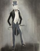 W. Owen Ward (British). A Set of 12 Works featuring Figures, Mixed Media, the largest 22