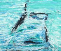 Julie Umerle, British/American, Circa. 1990. A Set of 3 Abstract Compositions, Signed and Dated