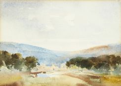 Adrian Bury (1891-1991) British. Welsh Landscape, Watercolour, Signed 7.5