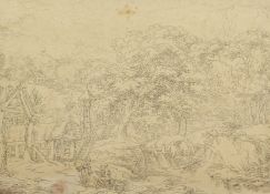 Pietro Santi Bartoli (1635-1700) Italian. A Pair of Old Master Engravings of Country Scenes, 10.5