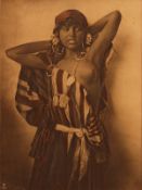 Lehnert and Landrock. A Middle Eastern Beauty, A Hand-Tinted Print, 15