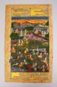 A 19TH / 20TH CENTURY INDO PERSIAN MINIATURE PAINTING