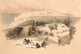 A 19TH CENTURY DAVID ROBERTS PRINT OF JERUSALEM, 