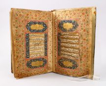 AN EARLY 18TH CENTURY INDO PERSIAN KASHMIRI QURAN, signed 
