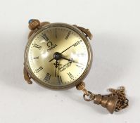 A MINIATURE BALL SHAPED PENDANT WATCH.
