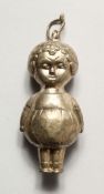 A SILVER PENDANT AS A DOLL.