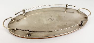 A BILLIARD TOURNAMENT PRESENTATION TRAY.