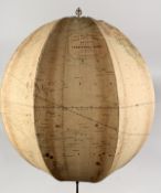 A RARE BETTS PATENT PORTABLE GLOBE by GEORGE PHILIP & SONS in a wooden box.
