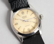 A ROLEX OYSTER SPEED KING WRISTWATCH.