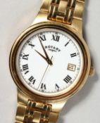 A GENTLEMAN'S ROTARY WRISTWATCH in a red Rotary box.