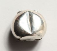 A SILVER PILL BOX.