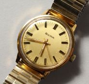 A GENTLEMAN'S BULOVA WRISTWATCH.
