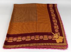 A VINTAGE CHANEL SILK SCARF, ALLOVER PATTERN.