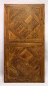 A LARGE VERSAILLES PARQUETRY PANEL. 64ins x 33ins.100