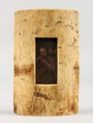 AN EARLY BONE FRAMED PICTURE 