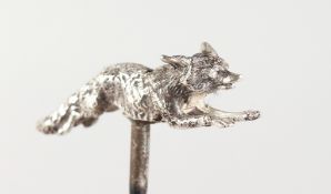 A CAST FOX CORK SCREW. 3.5ins long.