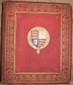 [HERALDIC ALBUM] Arms, Crests and Monograms, collection of over 500 cut crests, etc, decorated