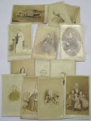 PHOTOGRAPHY / SOUTH AFRICA, 14 early cartes-de-visite of South Africa, 1860s/70s.