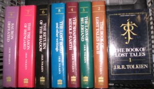 TOLKIEN (J.R.R.) The History of Middle Earth, Volumes 1 - 7 and 9, Harper Collins, 1st Editions, d/