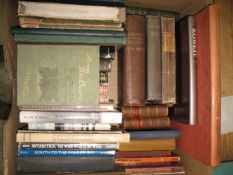 TRAVEL BOOKS. Box of assorted books, mainly travel, 19th & 20th Century, incl. LIVINGSTONE,