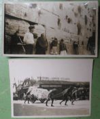 [CHINA, PALESTINE, etc. PHOTOGRAPHS] a coll'n of small format mostly amateur b/w photos, of China