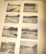 PHOTOGRAPH ALBUM. Album of unusually fine snapshots, circa 1902, with an Eton and Ormesby