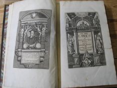 HOOKER (R.) The Works...Of the Lawes of Ecclesiastical Politie, folio, portrait & add. engr.