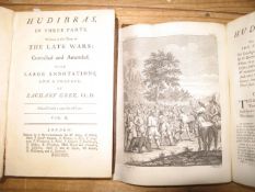 [BUTLER (Samuel)] Hudibras, In Three Parts...Preface, by Zachary Grey, 2 vols., 8vo, engraved