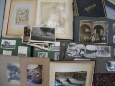 PHOTOGRAPHY. Group of 6 misc. photograph travel albums, including North Africa, Switzerland and