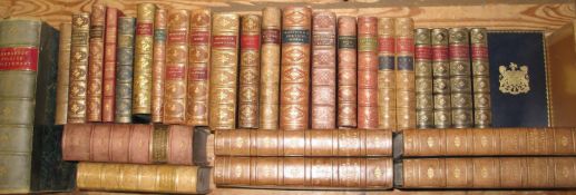 [BINDINGS] a collection of 31 decorative leather prize & other bindings, large 4to et infra (31).