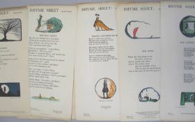 POETRY BOOKSHOP 'Rhyme Sheets' (5).
