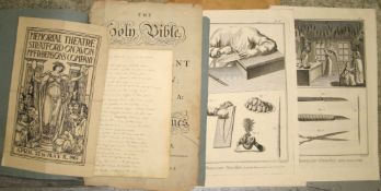 EPHEMERA, prints, etc. (Q).