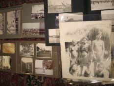 PHOTOGRAPH ALBUMS / INDIA & PAKISTAN. Group of albums and loose photographs, late 19th / early