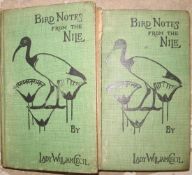 [EGYPT / ORNITHOLOGY] CECIL (Lady W.) Bird Notes from the Nile, sm. 8vo, 2 copies, 1.) a family copy