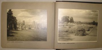 ARCHITECTURE / PHOTOGRAPHY. Album of photographs of British country houses etc, 1950s/60s.